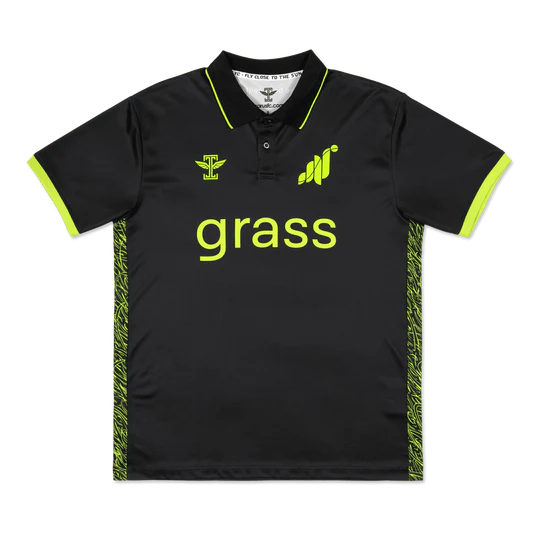 grass jersey black front