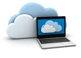 Logo CloudEurope.NL with clouds and laptop Logo CloudEurope.NL with clouds and laptop