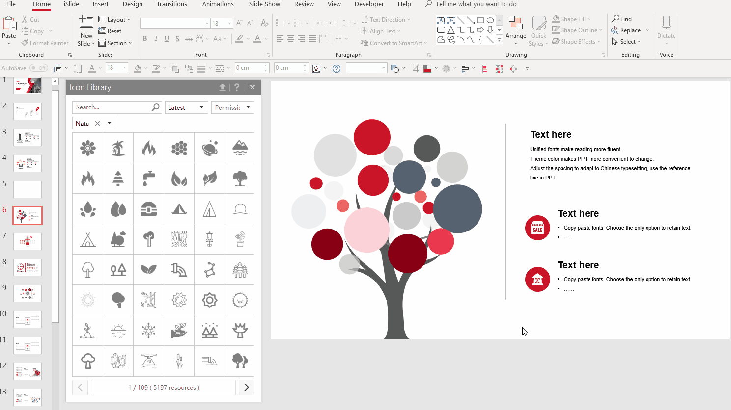Replace icons or vectors with a simple click!