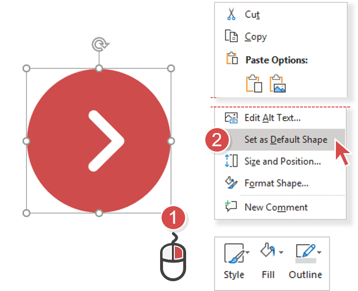 Changing the default icon