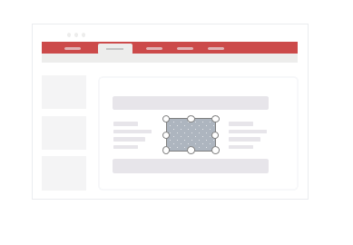 Select a shape in a slide that needs to be replaced with a picture.