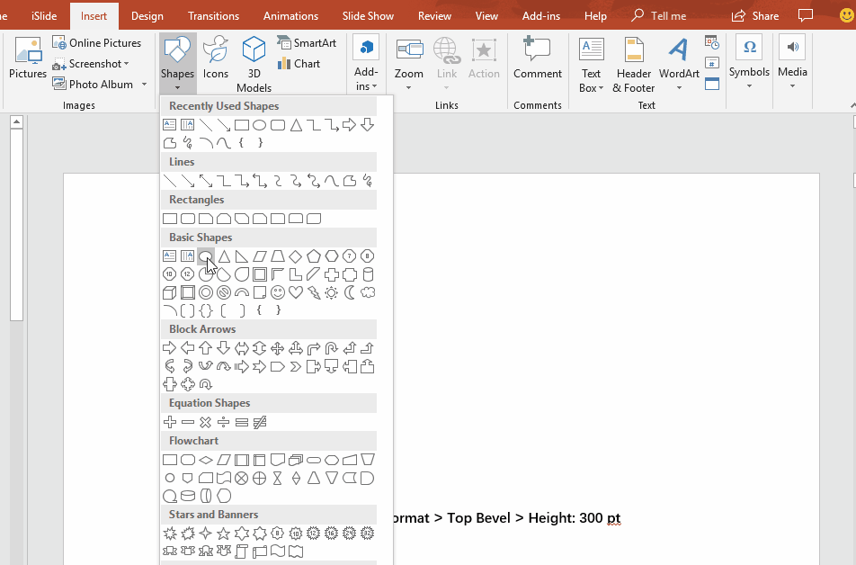 Tween example, making the first shape