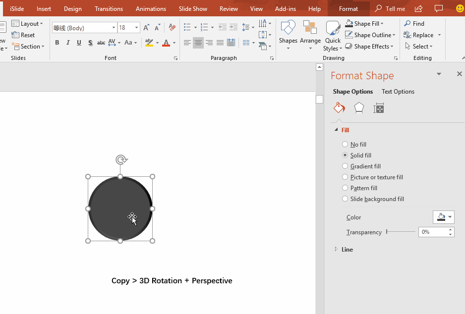 Tween example - second shape and 3-D rotation.