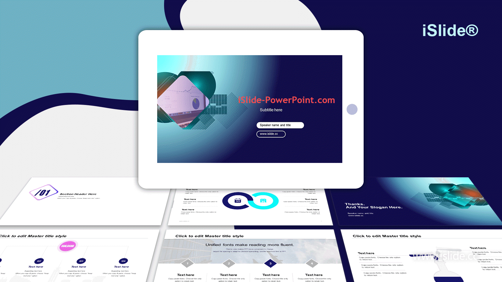 iSlide Business Technology Theme